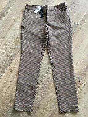 NWTs Banana Republic Women’s Modern Sloan Slim Plaid Dress Pants Houndstooth SZ2